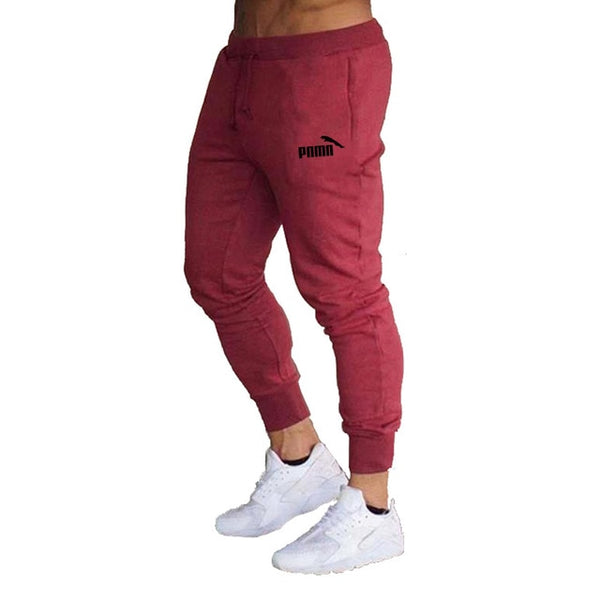 Jogging Pants Men Solid GYM Training Pants Sportswear