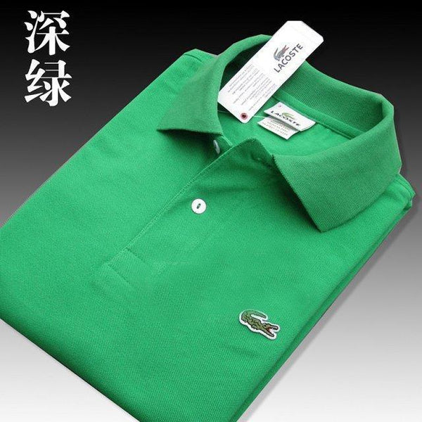 Men Summer Polo Shirt Brand Fashion Cotton